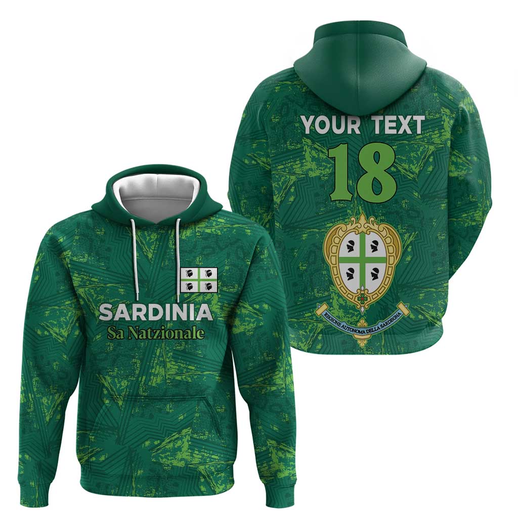 Custom Sardinia Football Hoodie Natzionale sarda de Bocia LT18