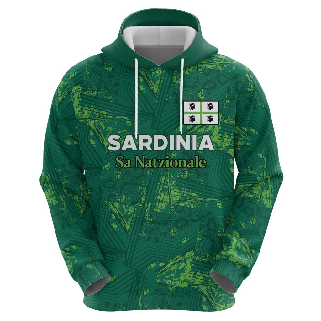 Custom Sardinia Football Hoodie Natzionale sarda de Bocia LT18