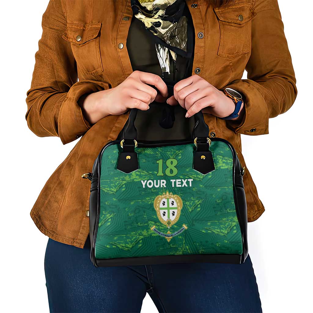 Custom Sardinia Football Shoulder Handbag Natzionale sarda de Bocia LT18