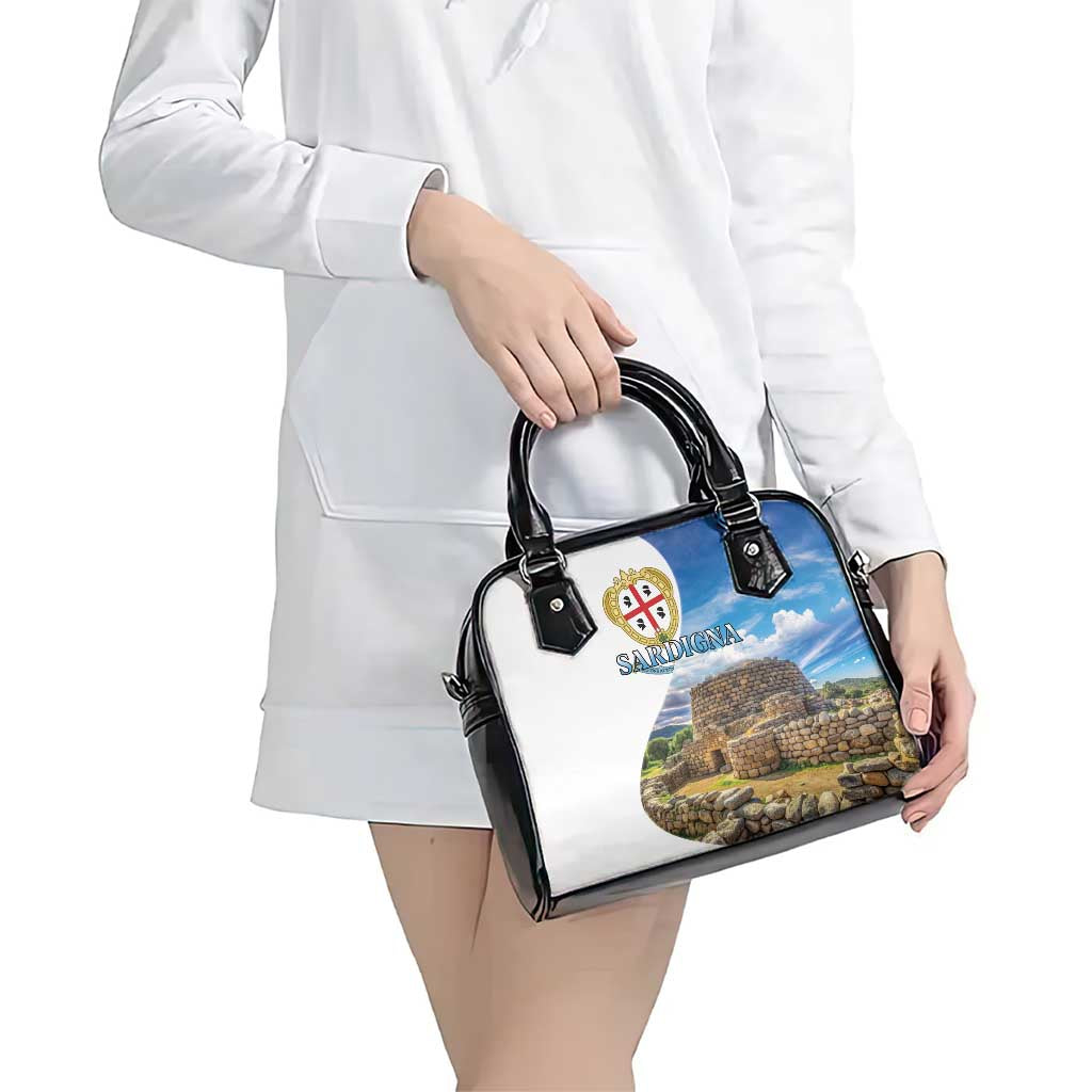 Sardinia Italy Shoulder Handbag Santu Antine With Map LT18