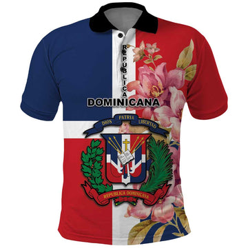 Personalized Dominican Republic Bayahbe Rose Polo Shirt LT18