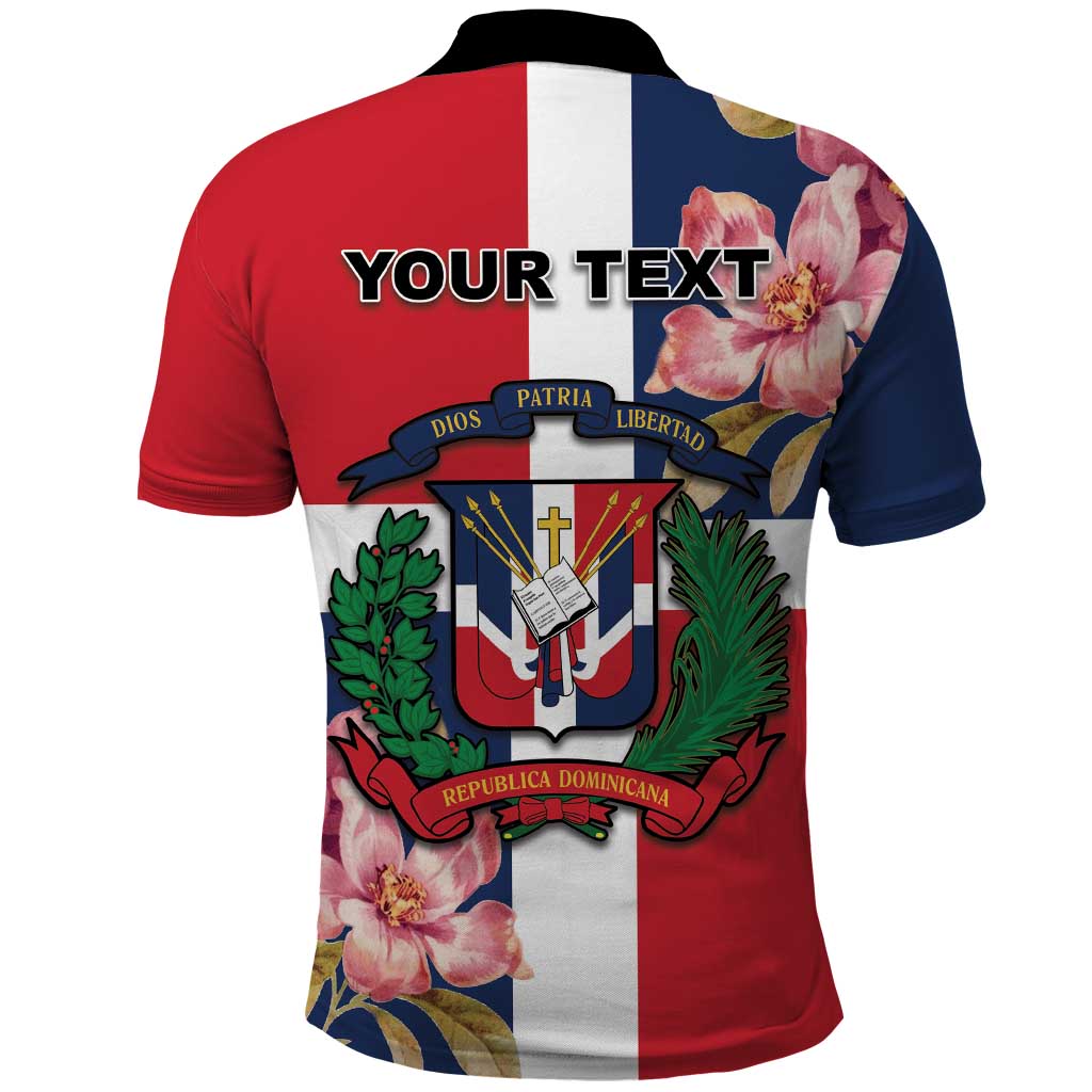Personalized Dominican Republic Bayahbe Rose Polo Shirt LT18