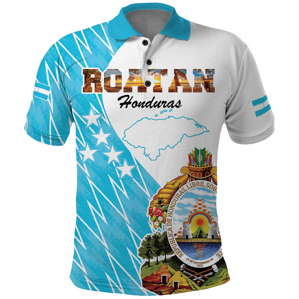 Personalized Honduras Coat Of Arms Polo Shirt Flag Color Style LT18