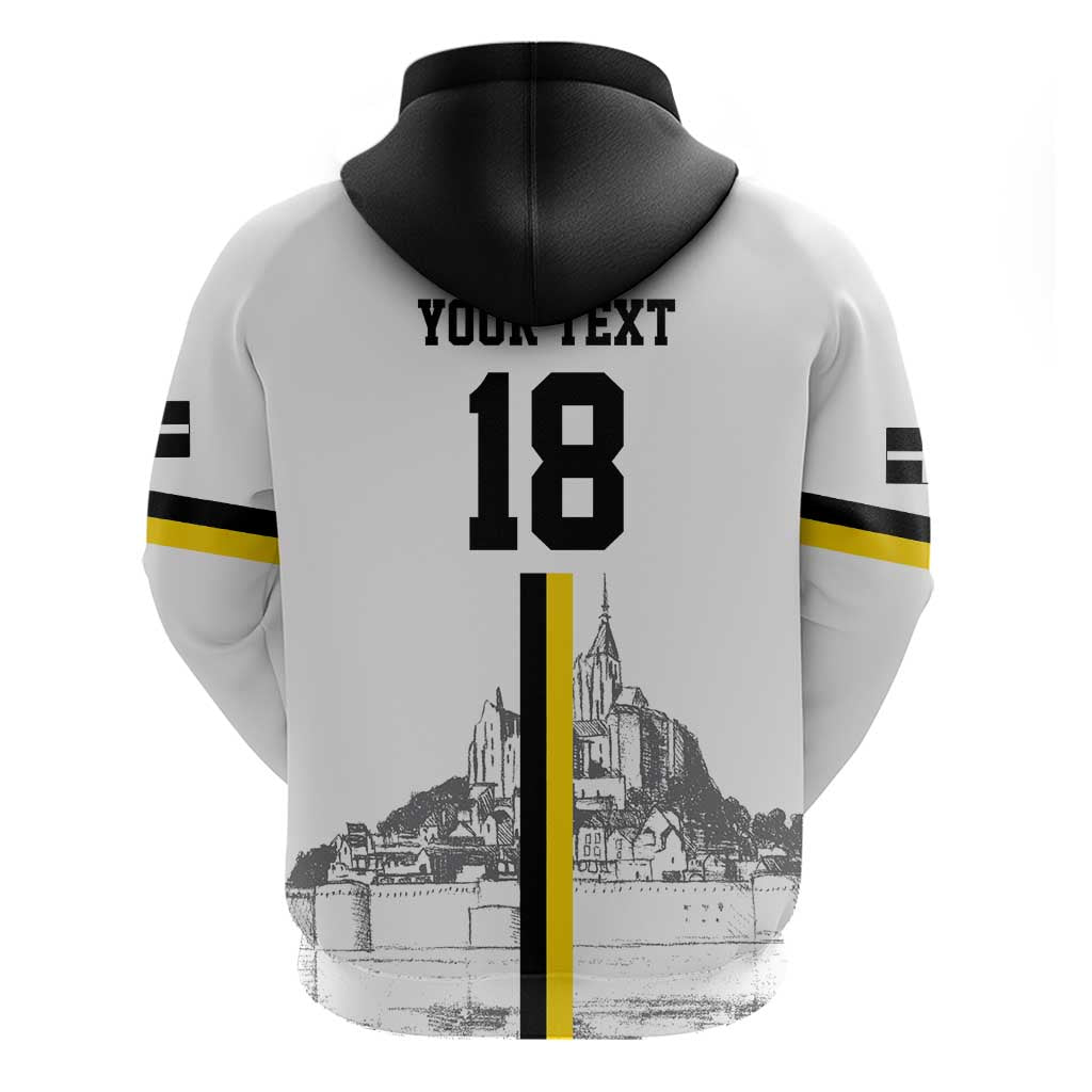 Custom Cornwall Football Hoodie Mont Saint Michel LT18