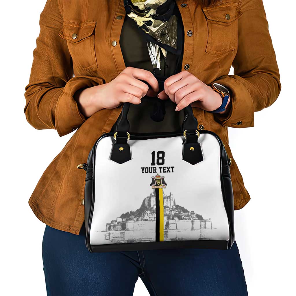 Custom Cornwall Football Shoulder Handbag Mont Saint Michel LT18