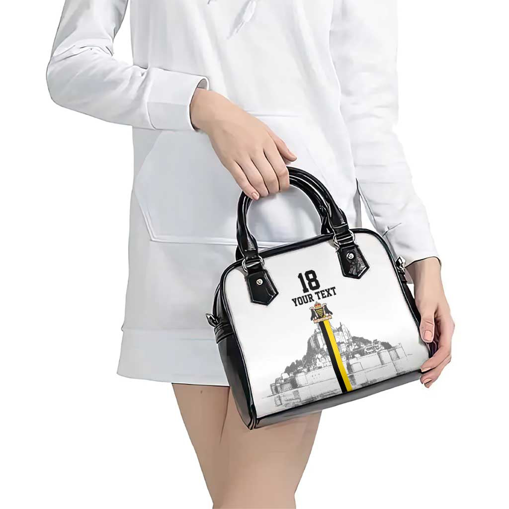 Custom Cornwall Football Shoulder Handbag Mont Saint Michel LT18