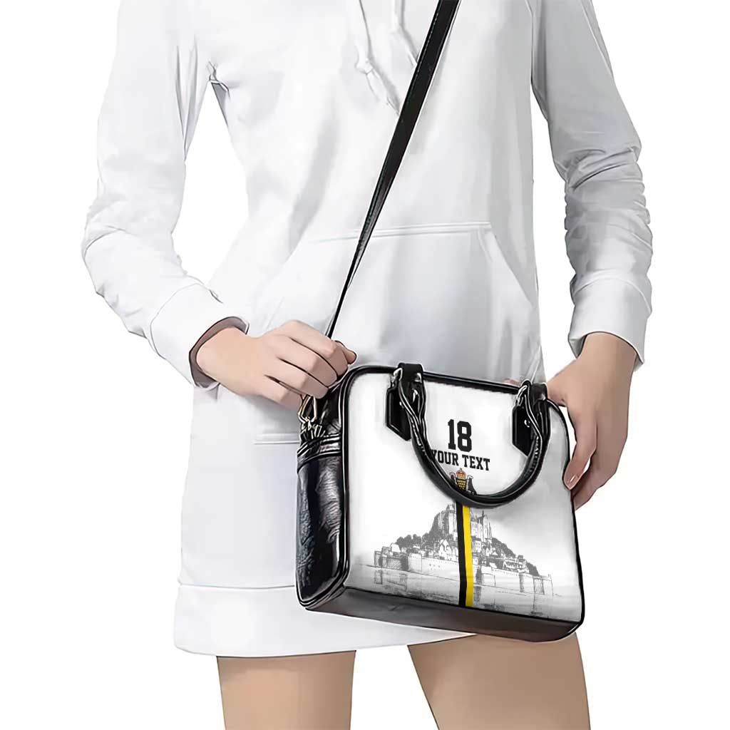 Custom Cornwall Football Shoulder Handbag Mont Saint Michel LT18