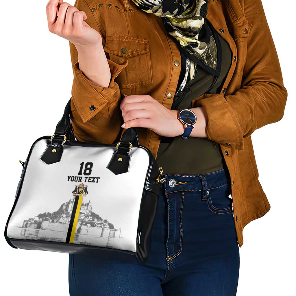Custom Cornwall Football Shoulder Handbag Mont Saint Michel LT18