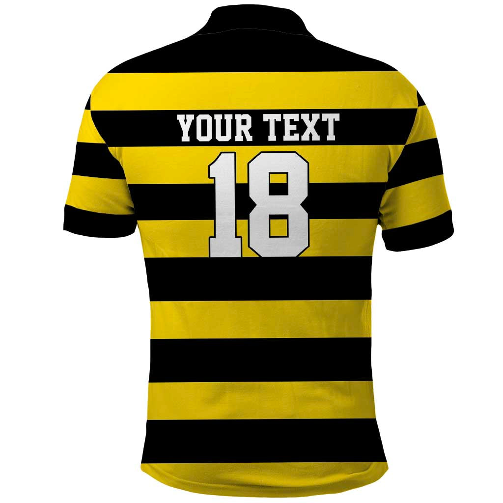 Custom Cornwall Rugby Polo Shirt One and All LT18