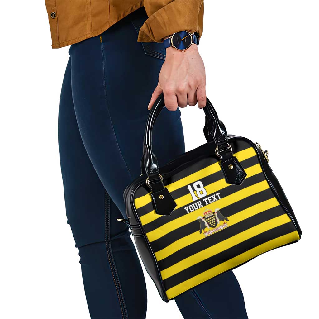 Custom Cornwall Rugby Shoulder Handbag One and All LT18