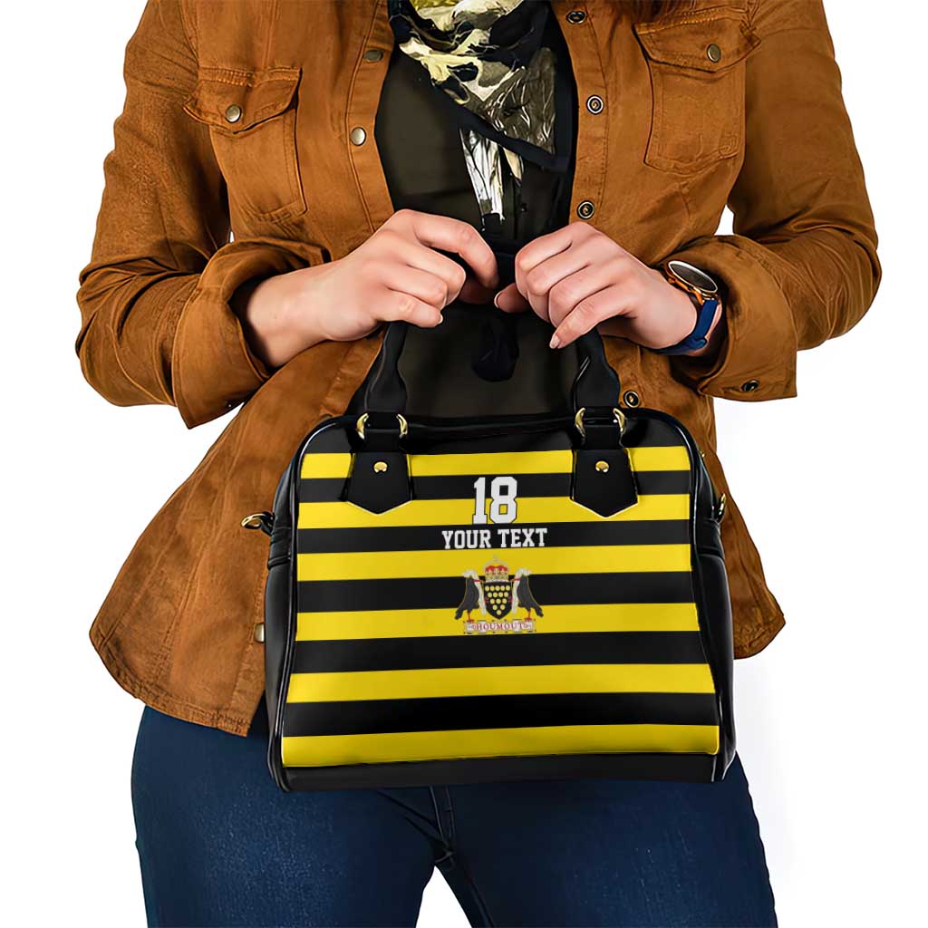 Custom Cornwall Rugby Shoulder Handbag One and All LT18