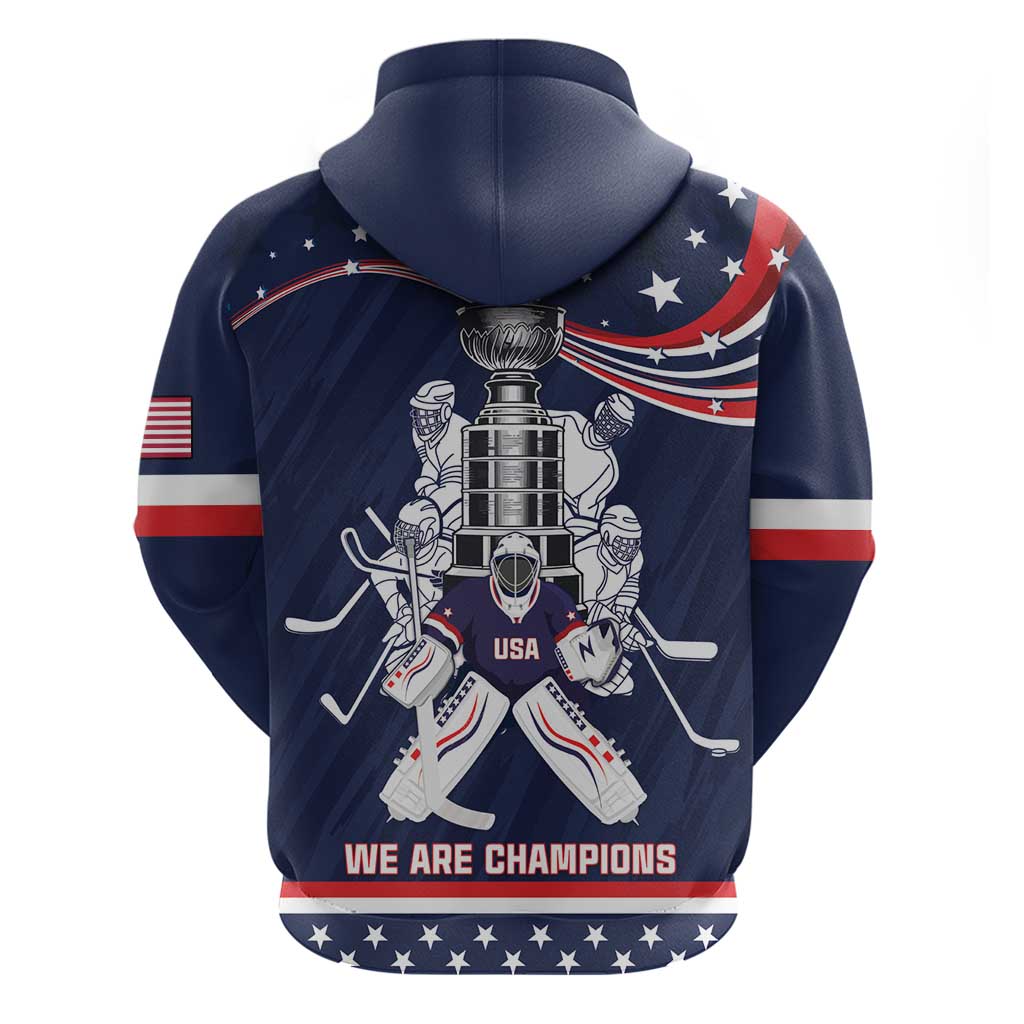 United States Ice Hockey Hoodie USA We Are Champions 2025 LT18