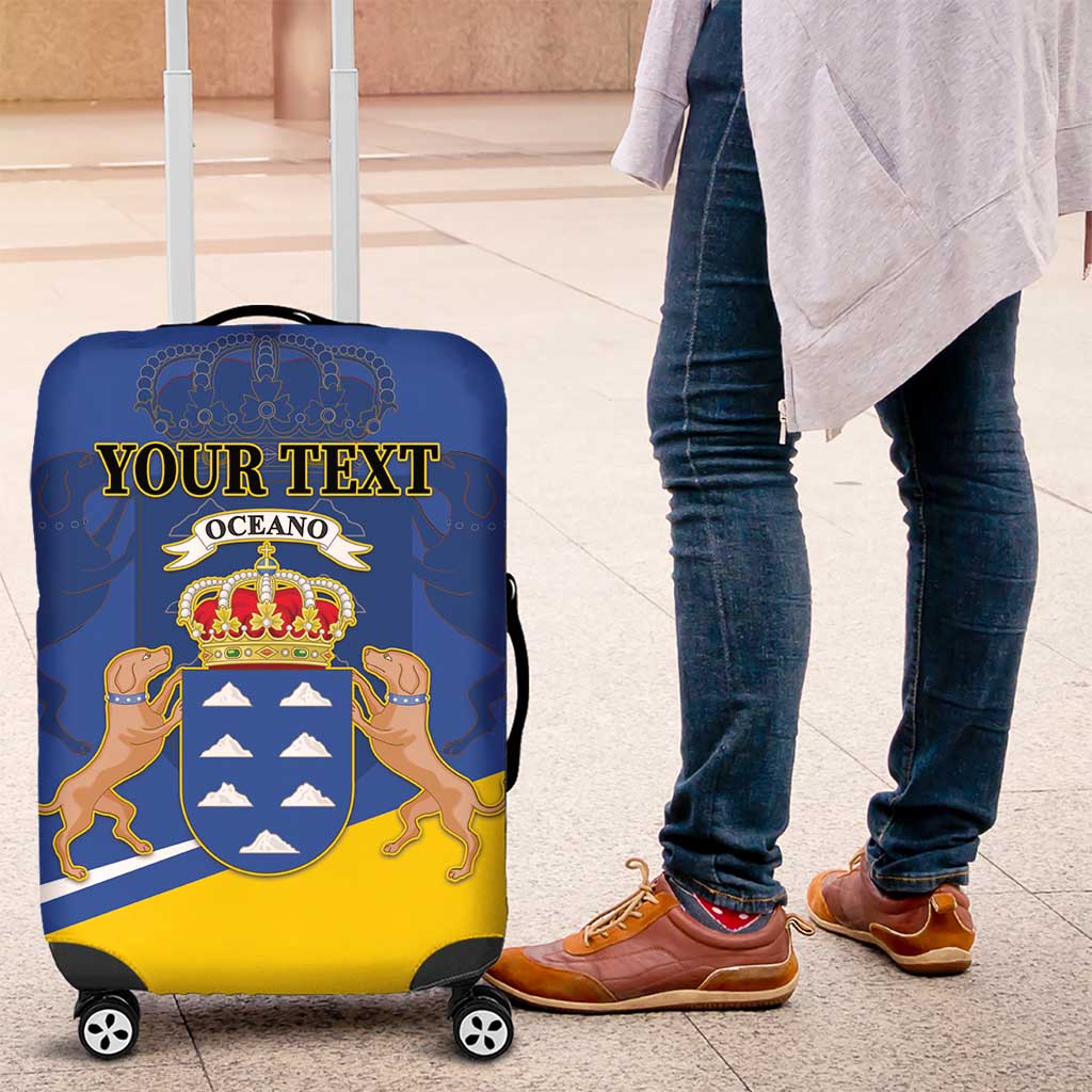 Personalized Dia de Canarias Luggage Cover Las Islas Afortunadas LT18