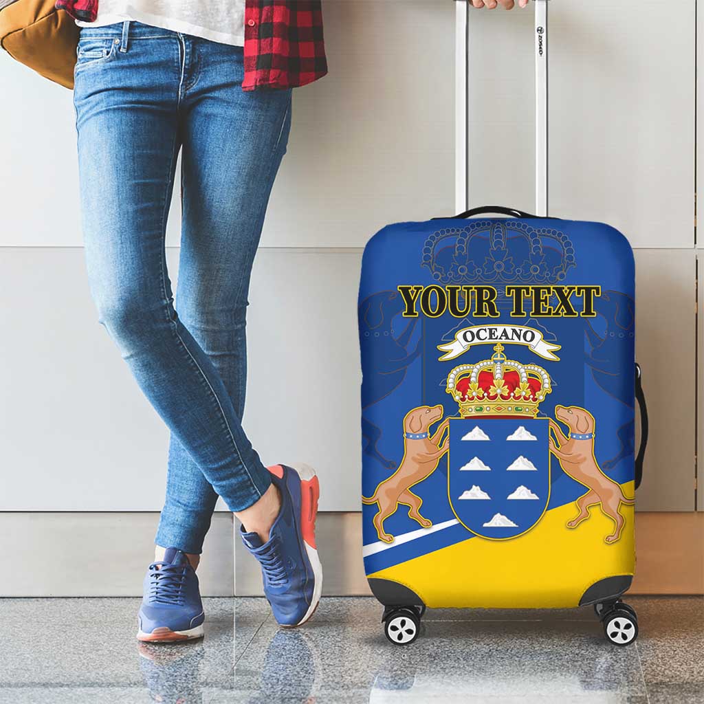 Personalized Dia de Canarias Luggage Cover Las Islas Afortunadas LT18