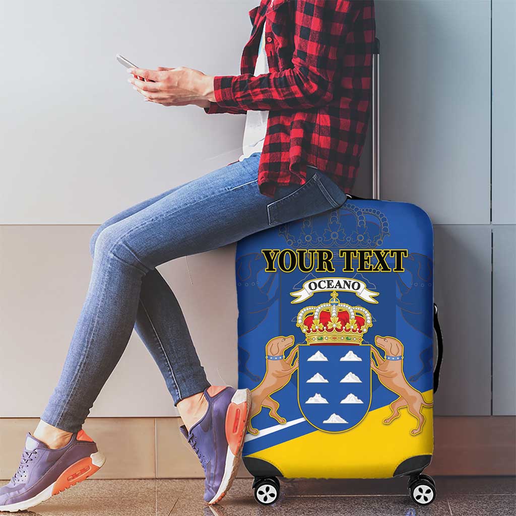 Personalized Dia de Canarias Luggage Cover Las Islas Afortunadas LT18
