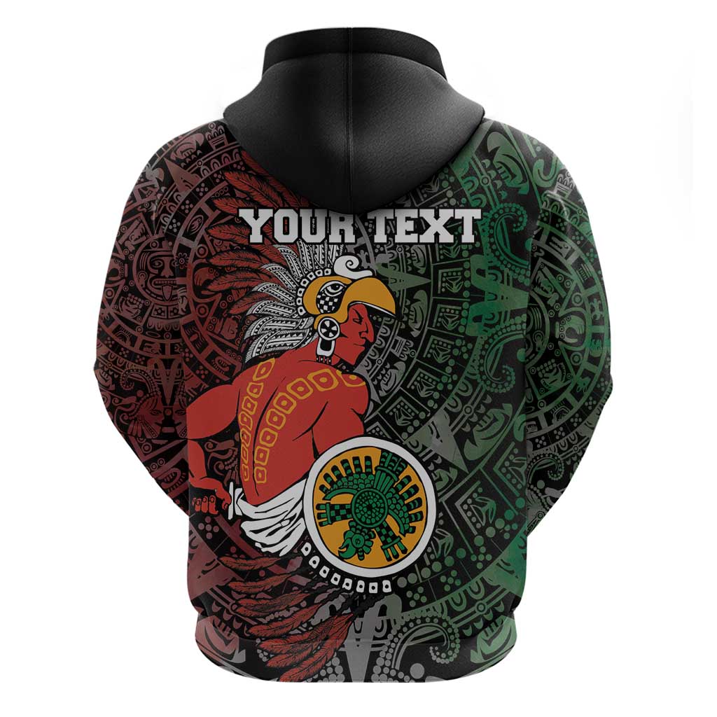 Personalized Mexican Tribal Aztec Warriors Hoodie Aztec Sun God LT18
