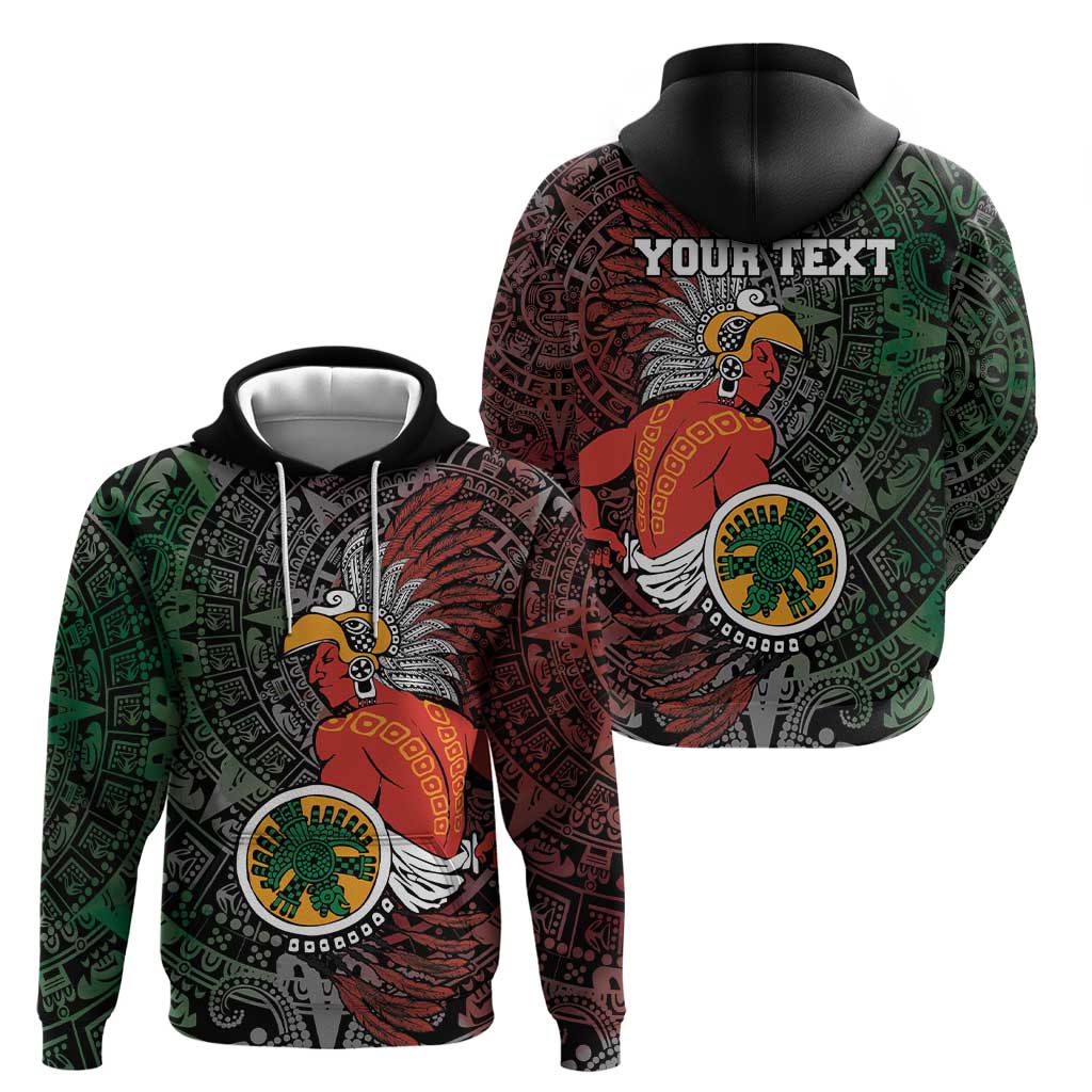 Personalized Mexican Tribal Aztec Warriors Hoodie Aztec Sun God LT18