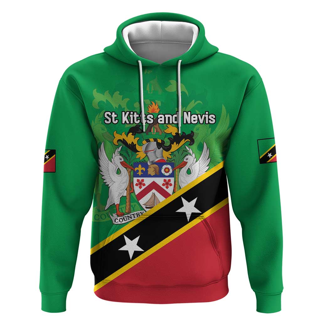 Personalized Saint Kitts And Nevis Hoodie Country Above Self LT18