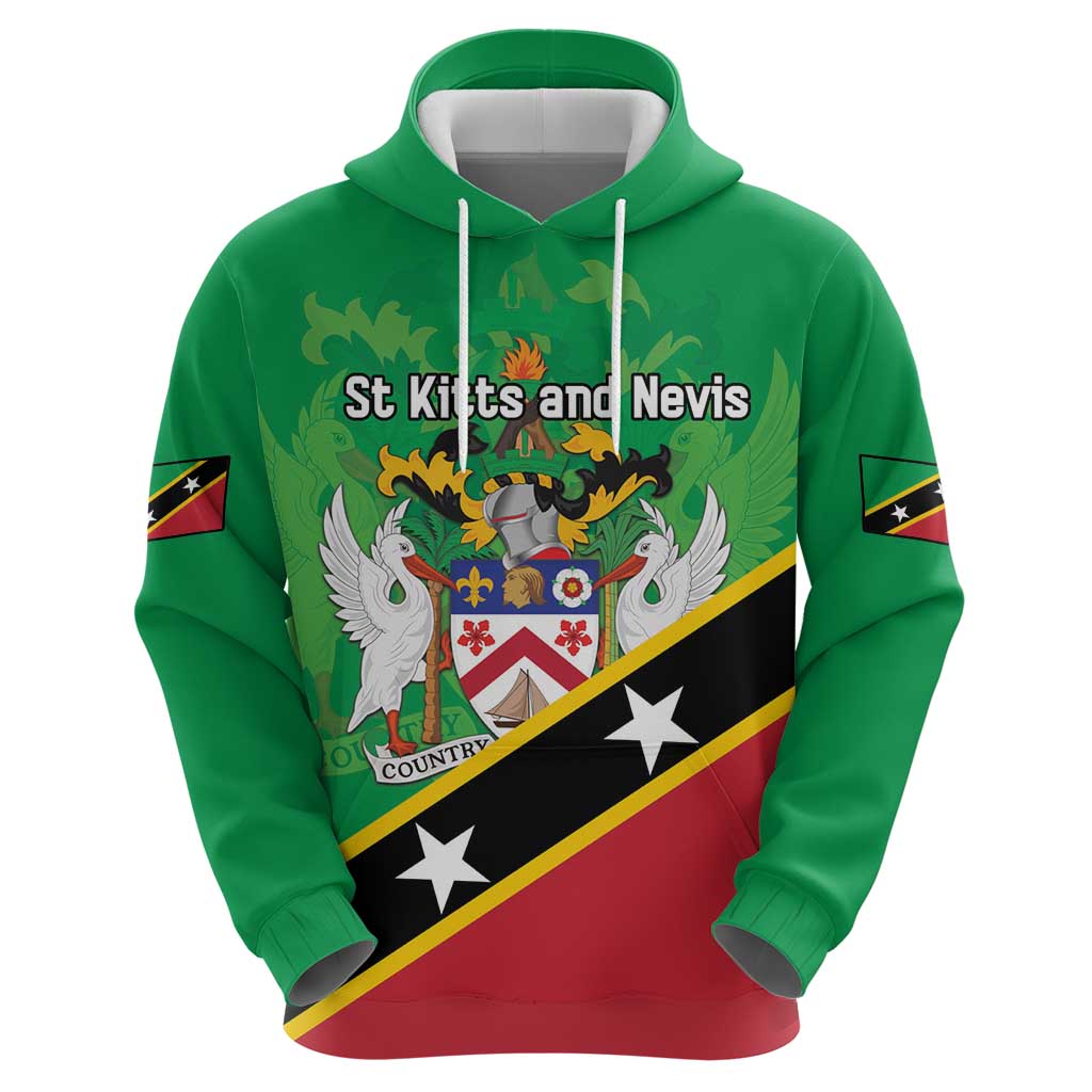 Personalized Saint Kitts And Nevis Hoodie Country Above Self LT18