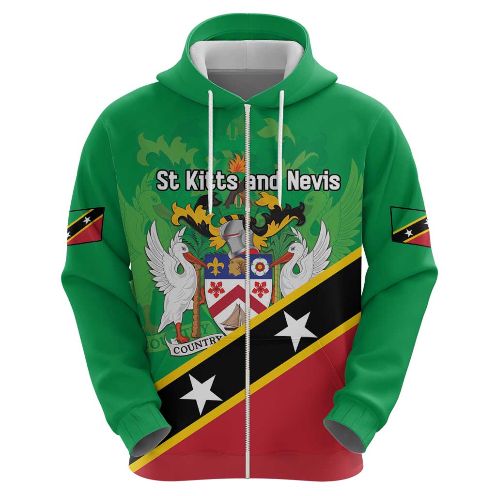 Personalized Saint Kitts And Nevis Hoodie Country Above Self LT18