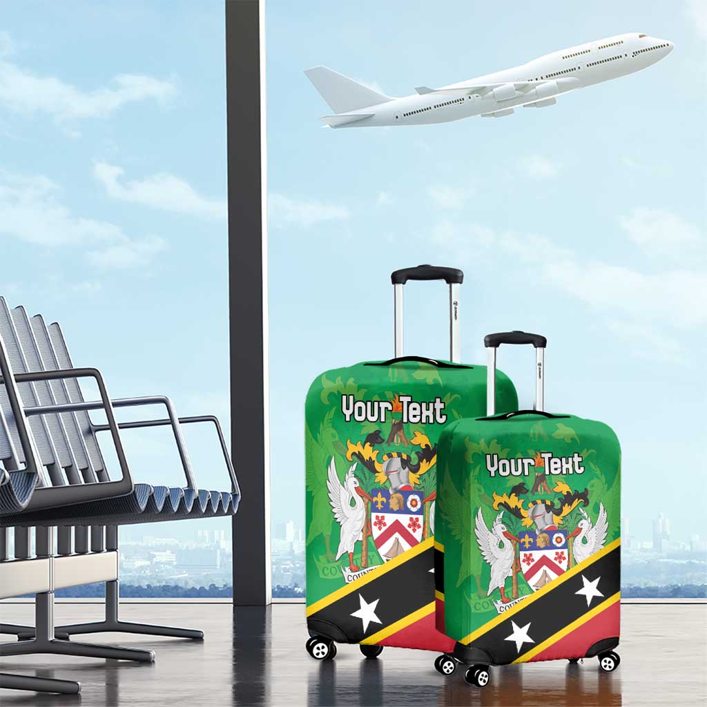 Personalized Saint Kitts And Nevis Luggage Cover Country Above Self LT18