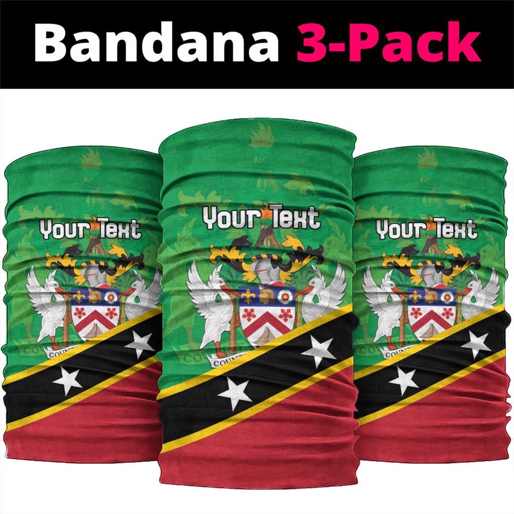 Personalized Saint Kitts And Nevis Neck Gaiter Country Above Self LT18