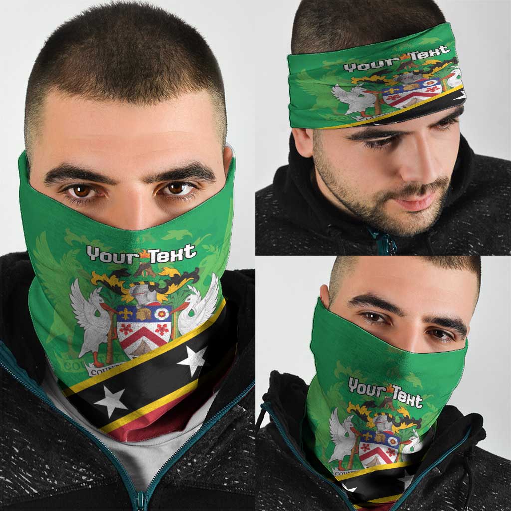 Personalized Saint Kitts And Nevis Neck Gaiter Country Above Self LT18