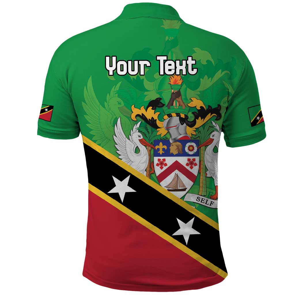 Personalized Saint Kitts And Nevis Polo Shirt Country Above Self LT18