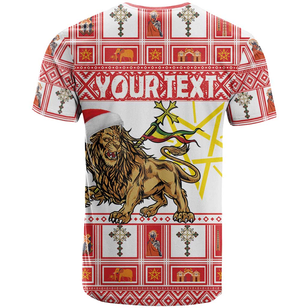 Personalized Ethiopia Melikam Gena T shirt Merry Christmas Lion of Judah LT18
