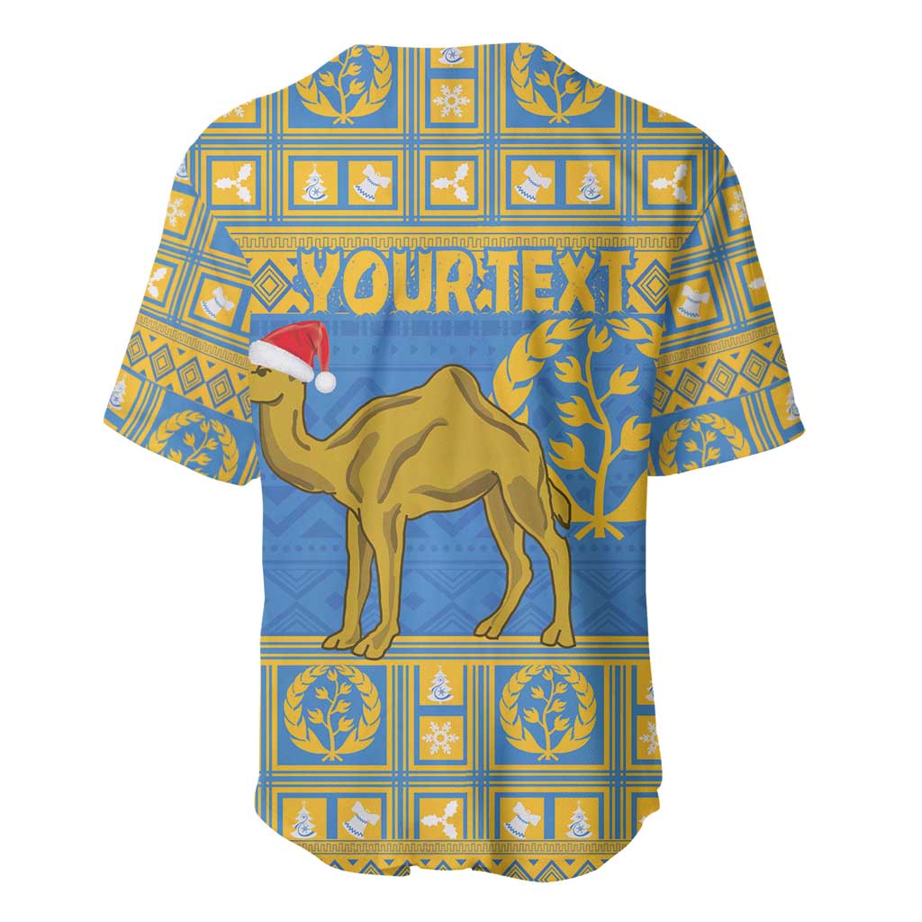 Personalized Eritrea Emblem Baseball Jersey Ruhus Beal Lidet - Kente Pattern LT18