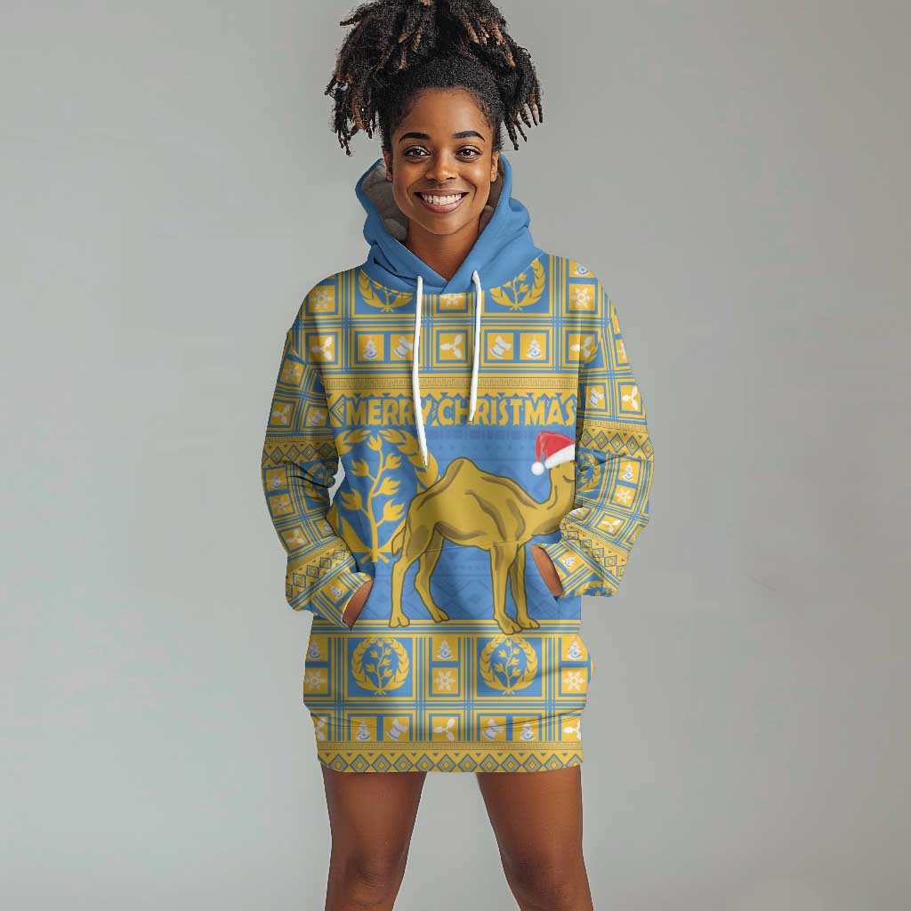 Personalized Eritrea Emblem Hoodie Dress Ruhus Beal Lidet - Kente Pattern LT18