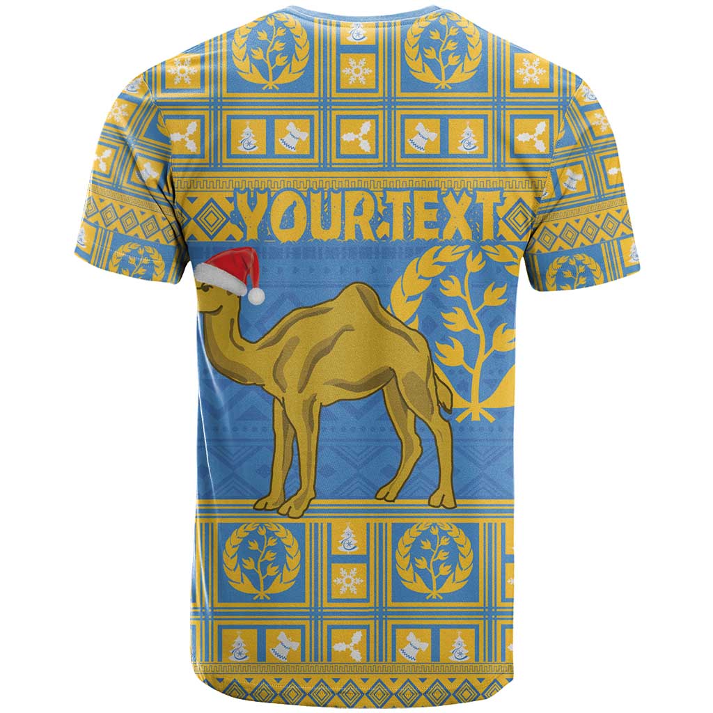 Personalized Eritrea Emblem T shirt Ruhus Beal Lidet - Kente Pattern LT18