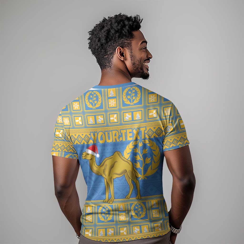 Personalized Eritrea Emblem T shirt Ruhus Beal Lidet - Kente Pattern LT18