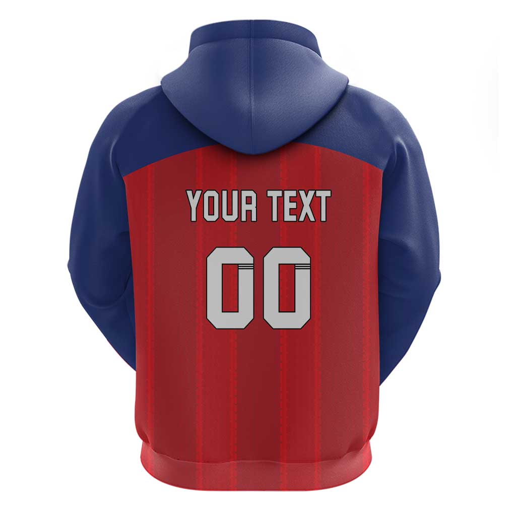 Custom Liechtenstein Football Hoodie Come On The Blue-Reds LT18