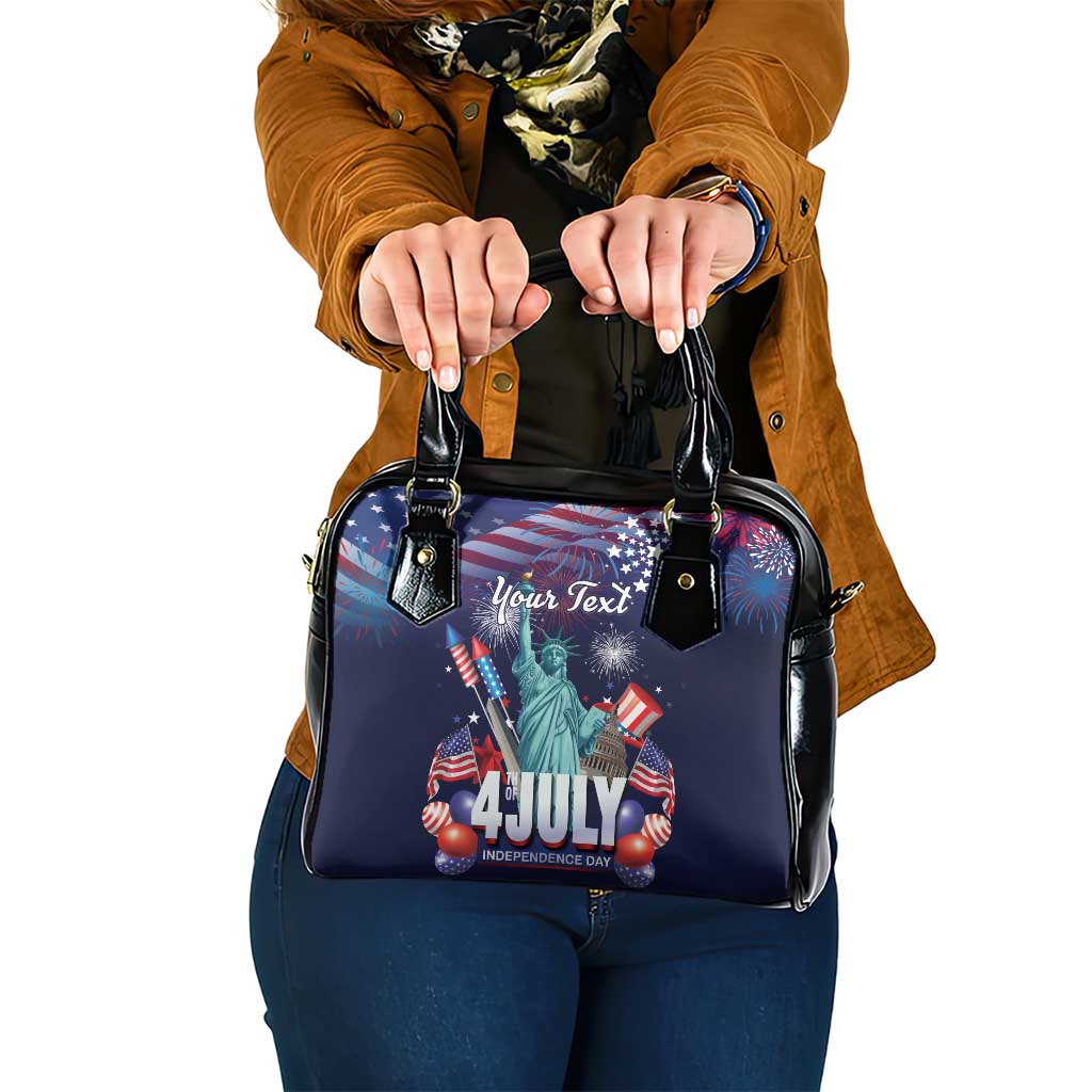 Personalized United States Independence Day Shoulder Handbag Statue of Liberty for 4th of July LT18