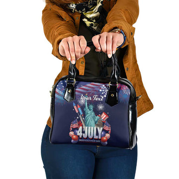 Personalized United States Independence Day Shoulder Handbag Statue of Liberty for 4th of July LT18