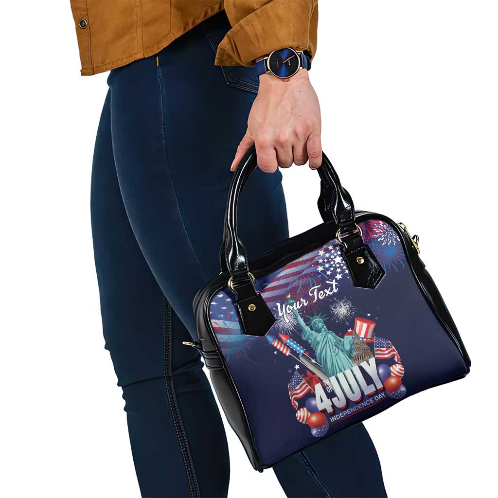 Personalized United States Independence Day Shoulder Handbag Statue of Liberty for 4th of July LT18