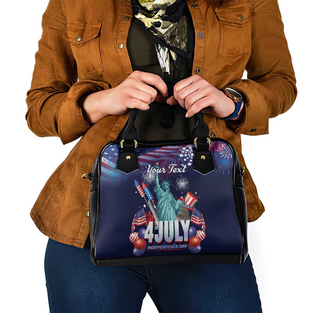 Personalized United States Independence Day Shoulder Handbag Statue of Liberty for 4th of July LT18