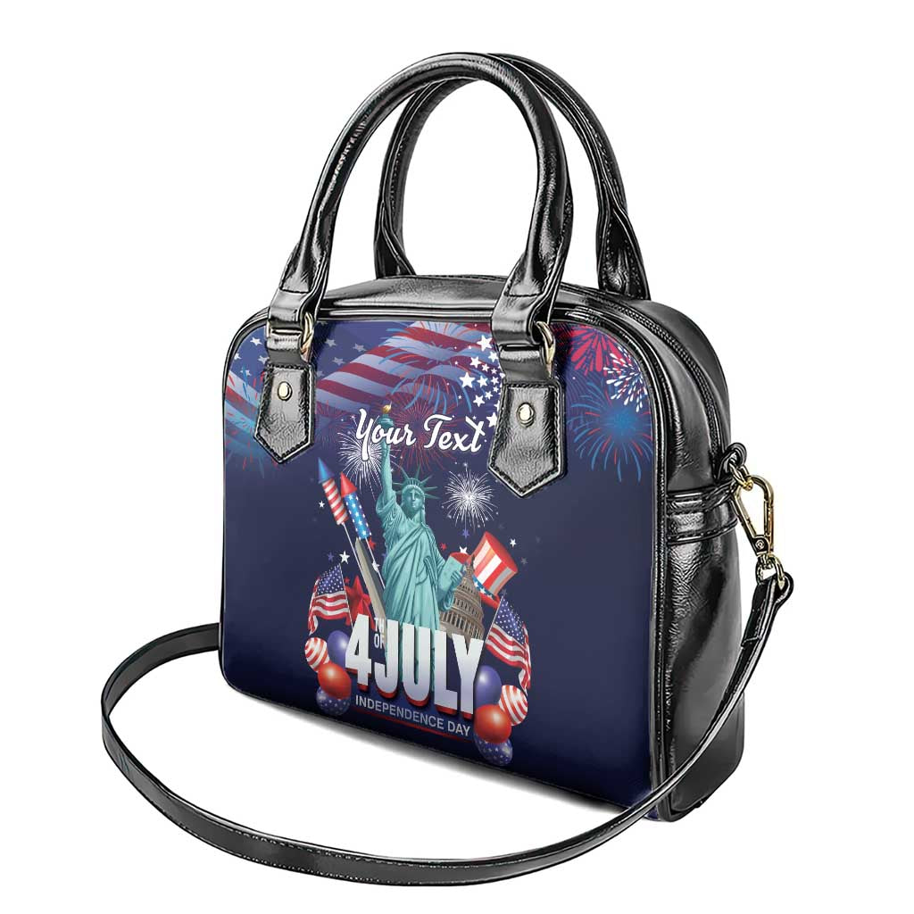 Personalized United States Independence Day Shoulder Handbag Statue of Liberty for 4th of July LT18