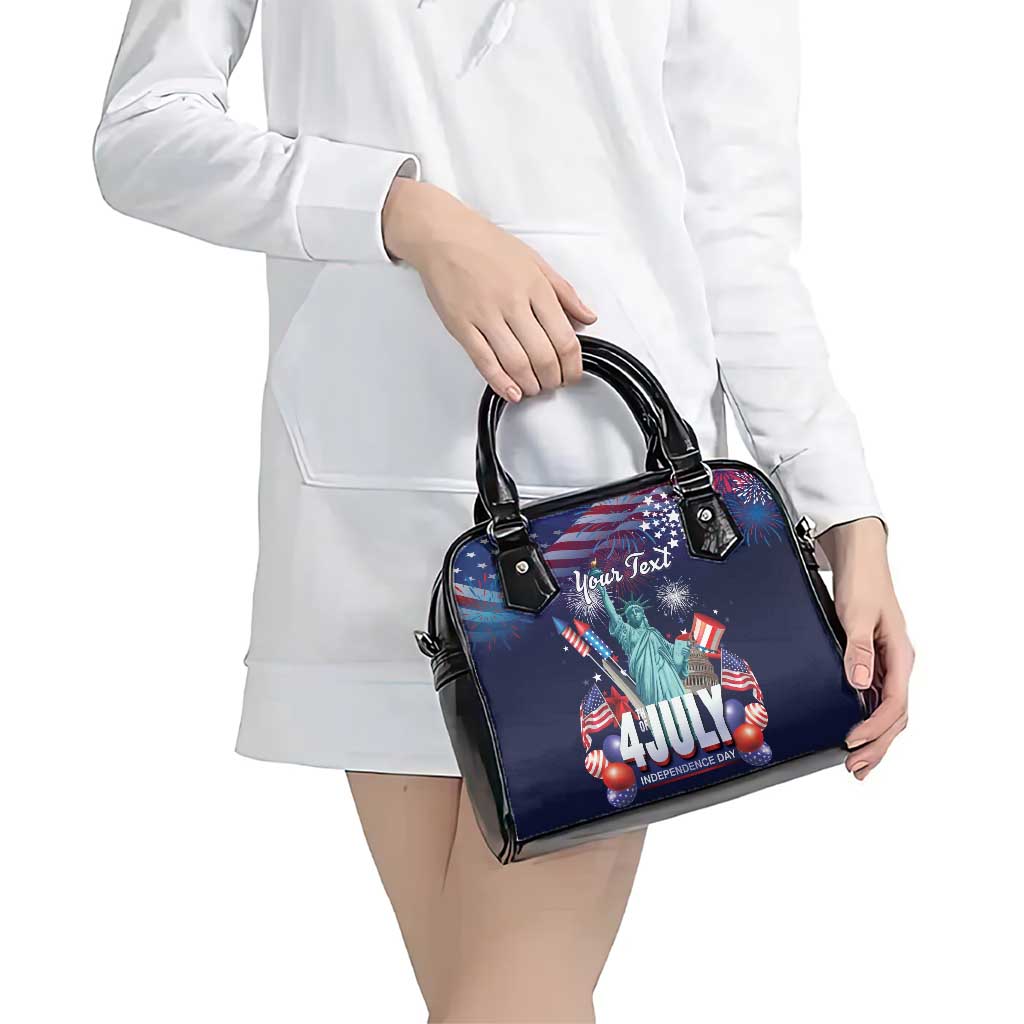 Personalized United States Independence Day Shoulder Handbag Statue of Liberty for 4th of July LT18