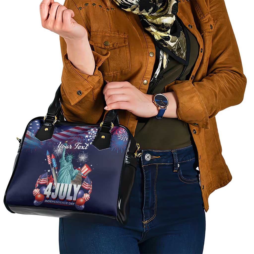 Personalized United States Independence Day Shoulder Handbag Statue of Liberty for 4th of July LT18