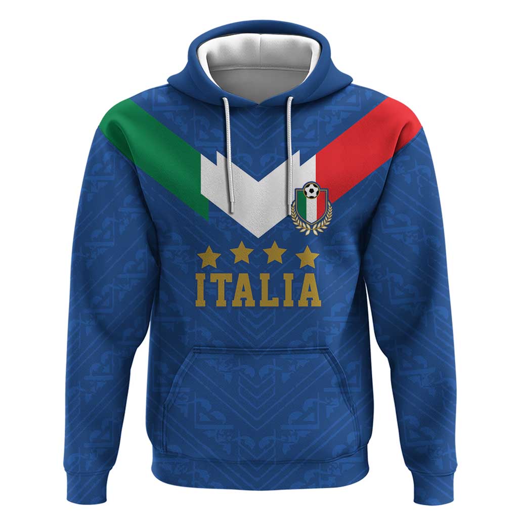 Custom Italy Football Hoodie Come On Gli Azzurri LT18