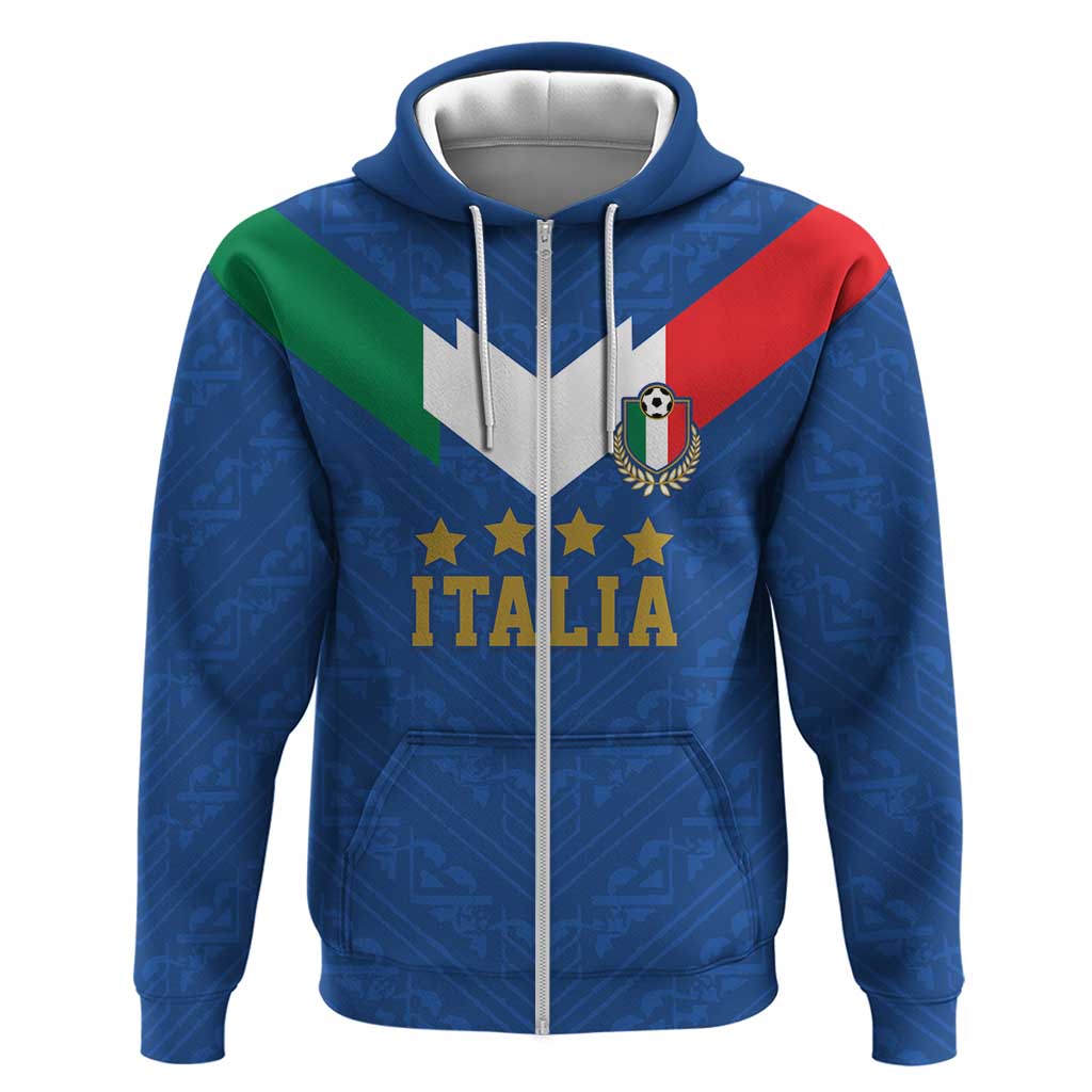 Custom Italy Football Hoodie Come On Gli Azzurri LT18