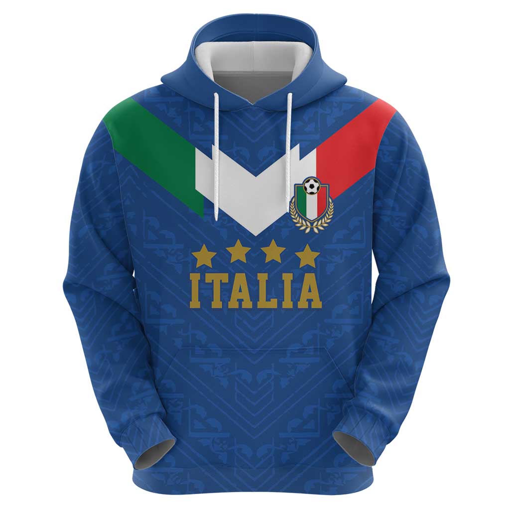 Custom Italy Football Hoodie Come On Gli Azzurri LT18