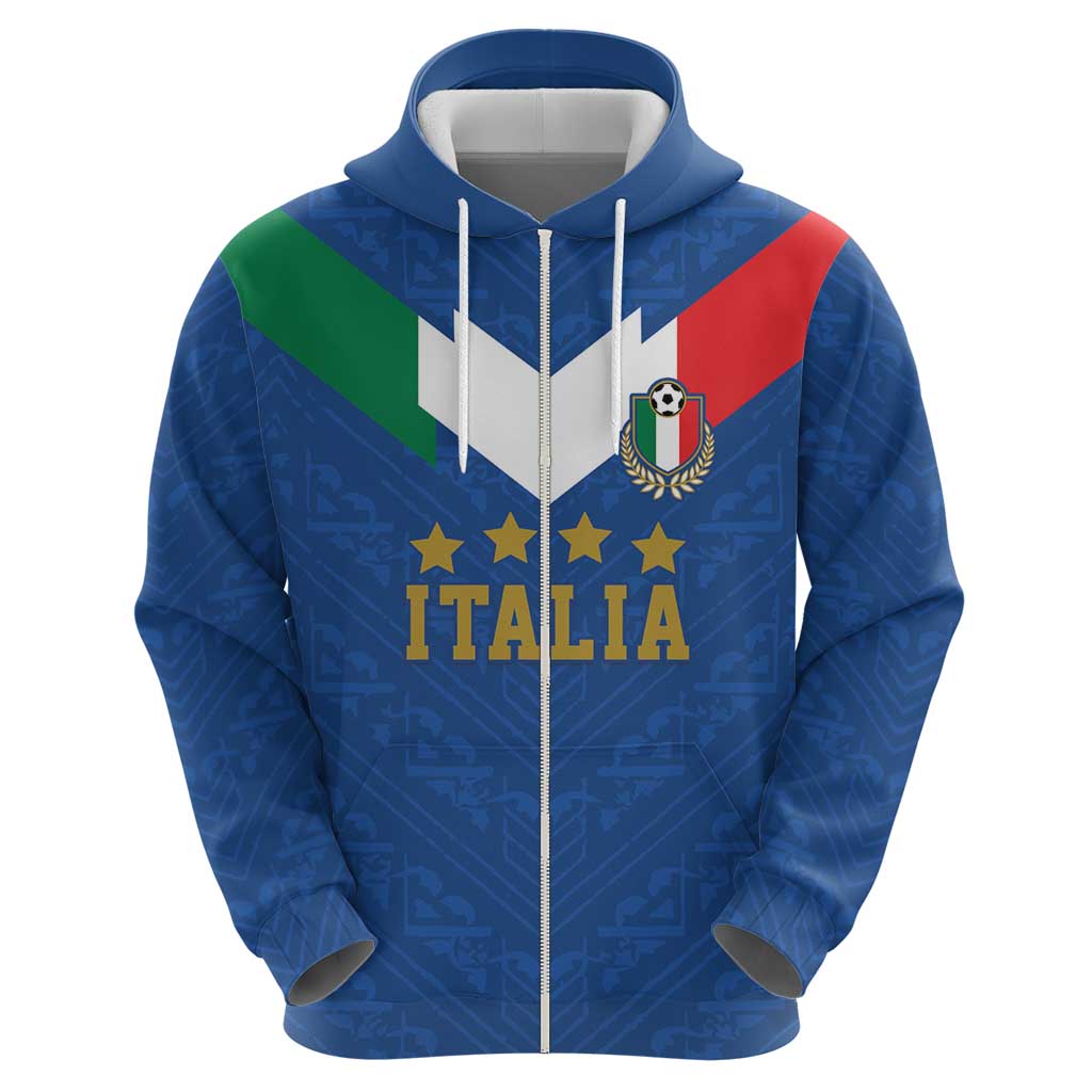 Custom Italy Football Hoodie Come On Gli Azzurri LT18