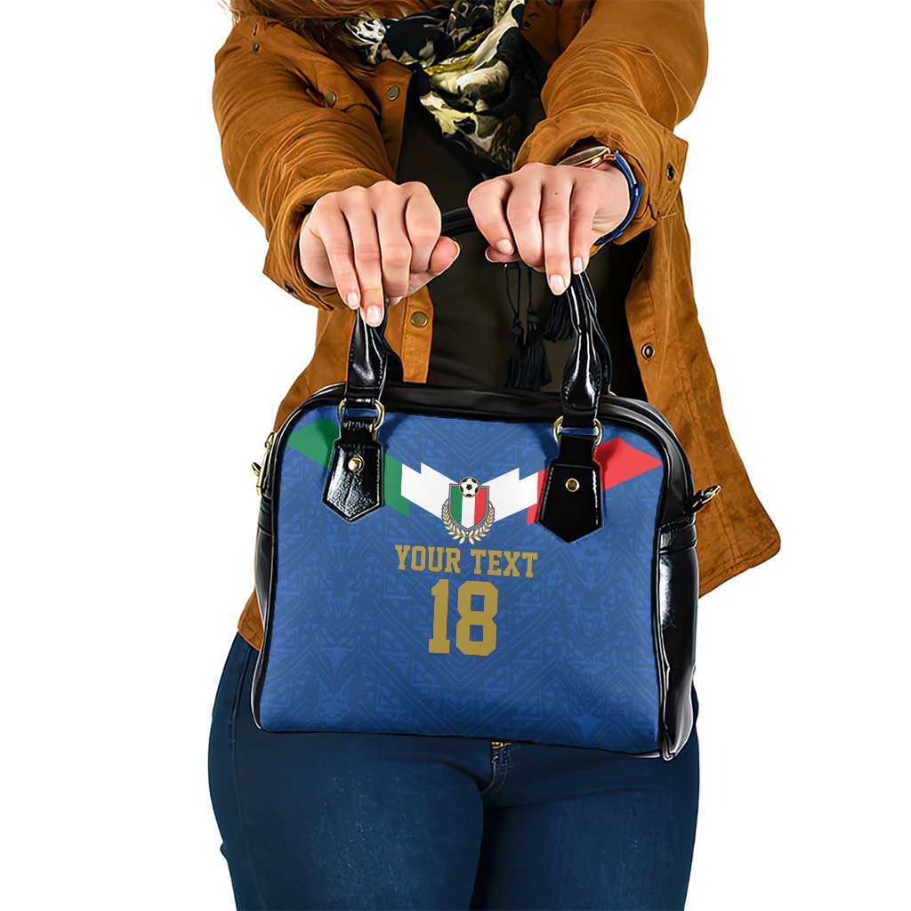 Custom Italy Football Shoulder Handbag Come On Gli Azzurri LT18