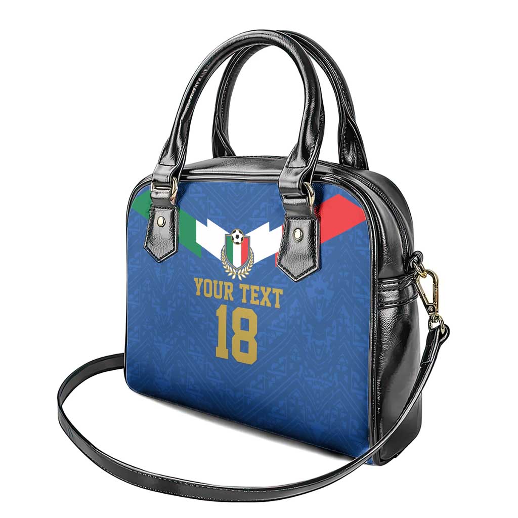 Custom Italy Football Shoulder Handbag Come On Gli Azzurri LT18