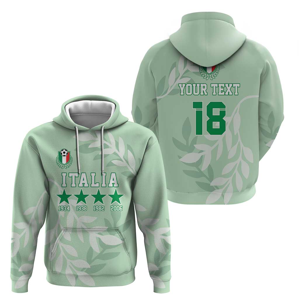 Custom Italy Football Hoodie Nazionale di calcio dell'Italia LT18