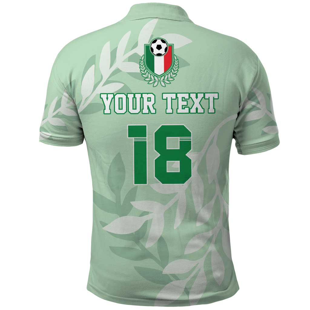 Custom Italy Football Polo Shirt Nazionale di calcio dell'Italia LT18