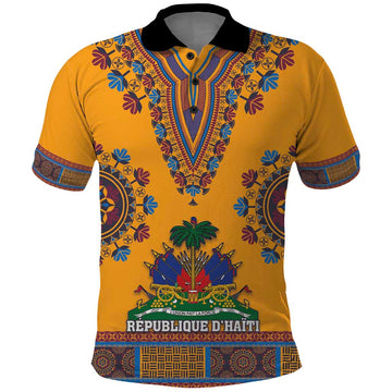 Personalized Haiti Dashiki Polo Shirt LT18